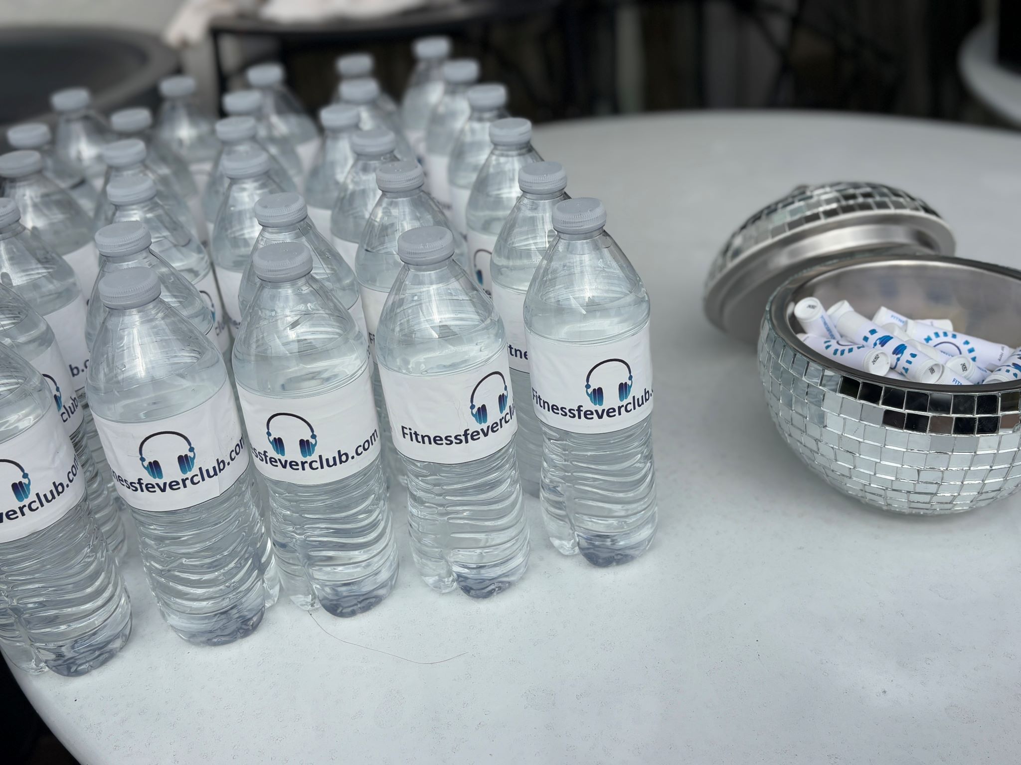 water bottles